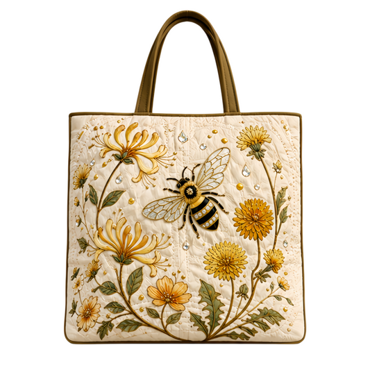 🔥LAST DAY 49% OFF - 👜 Garden Blessings Quilted Tote Bag Collection