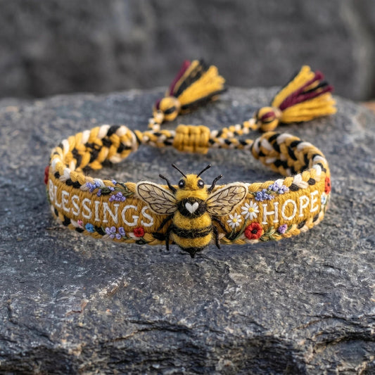 🌼Blessings & Hope 🐝2026 Limited Edition Handmade Honey Bee Woven Bracelet