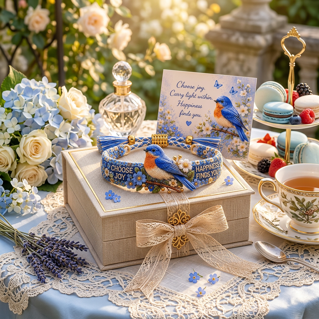 🐦🐝Limited Time Sale 49% OFF💙Handmade Bird/Bees Embroidered Bracelet Collection