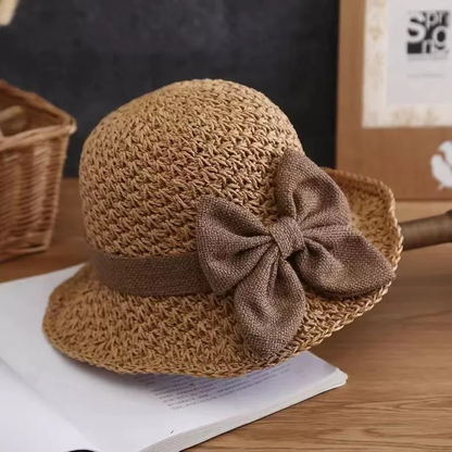 Neravio™🔥 Hot Sale 50% OFF 👒 Elegant Woven Straw Sun Hat with Bow 🎀