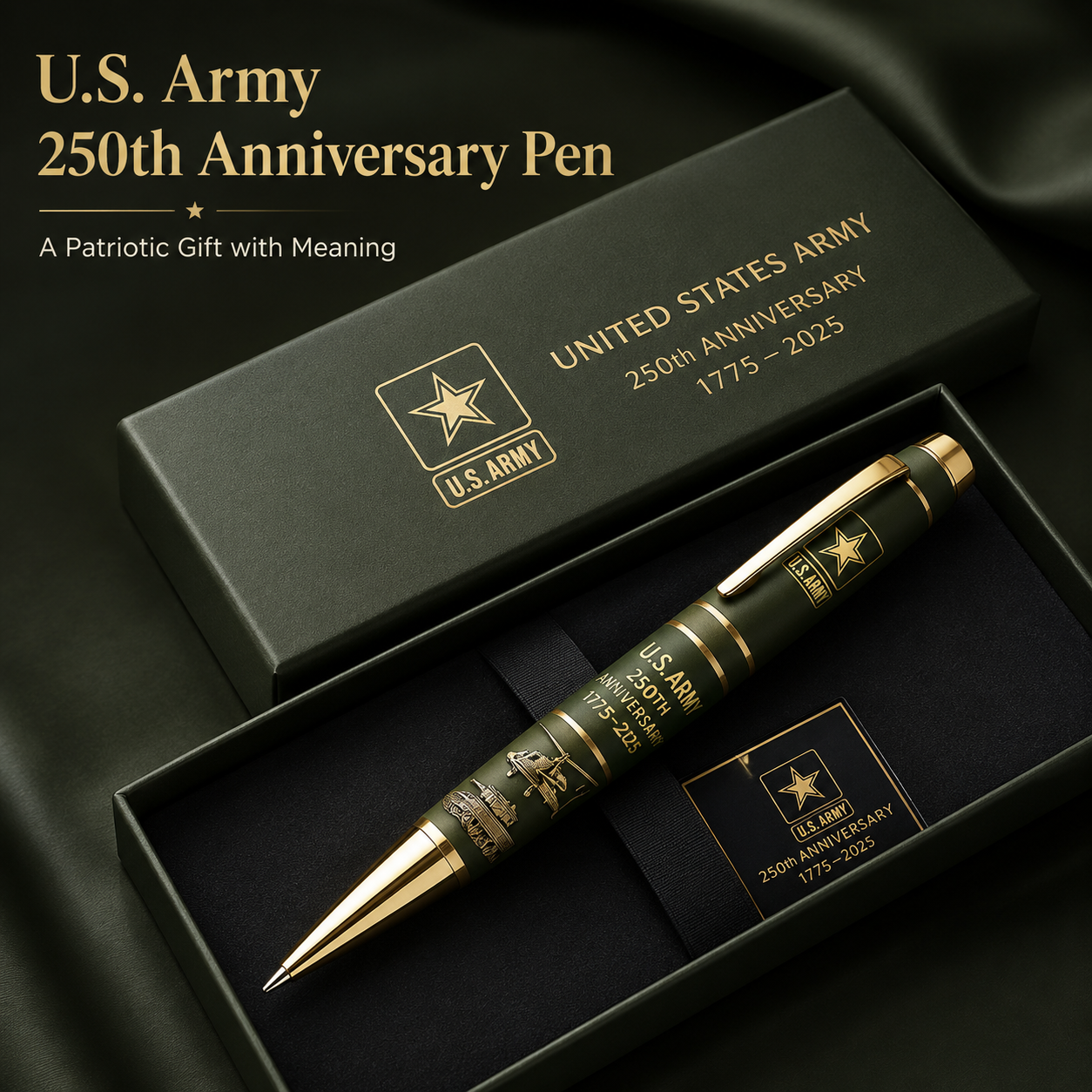 USA 250th Anniversary Notebook &amp; Pen Set A Meaningful Patriotic Gift for Dad🎁-LUN