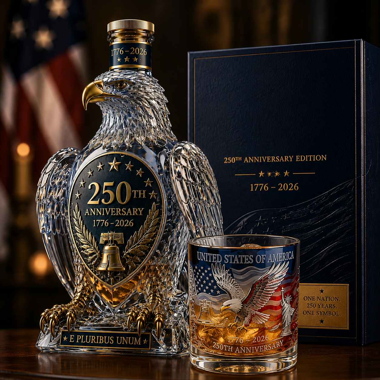 🦅🦅Hawk Whiskey Bottle -250th Anniversary Commemorative Bottle