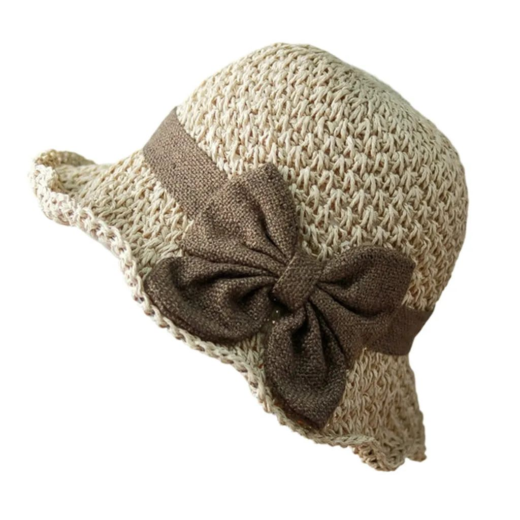 Neravio™🔥 Hot Sale 50% OFF 👒 Elegant Woven Straw Sun Hat with Bow 🎀