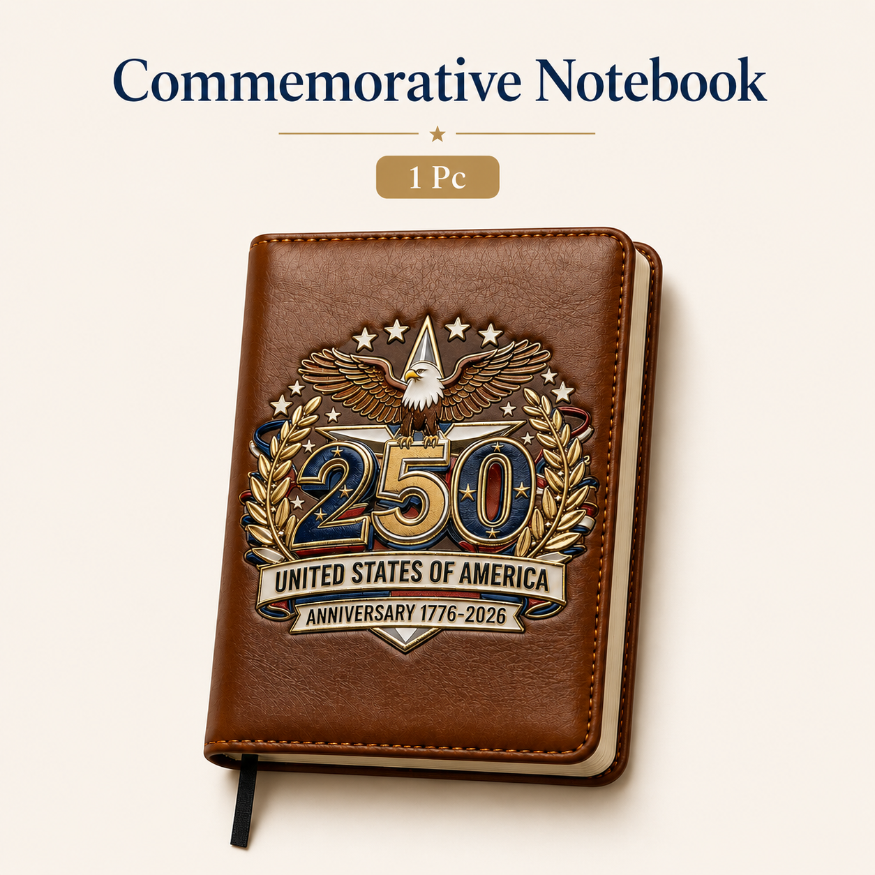 USA 250th Anniversary Notebook &amp; Pen Set A Meaningful Patriotic Gift for Dad🎁-LUN