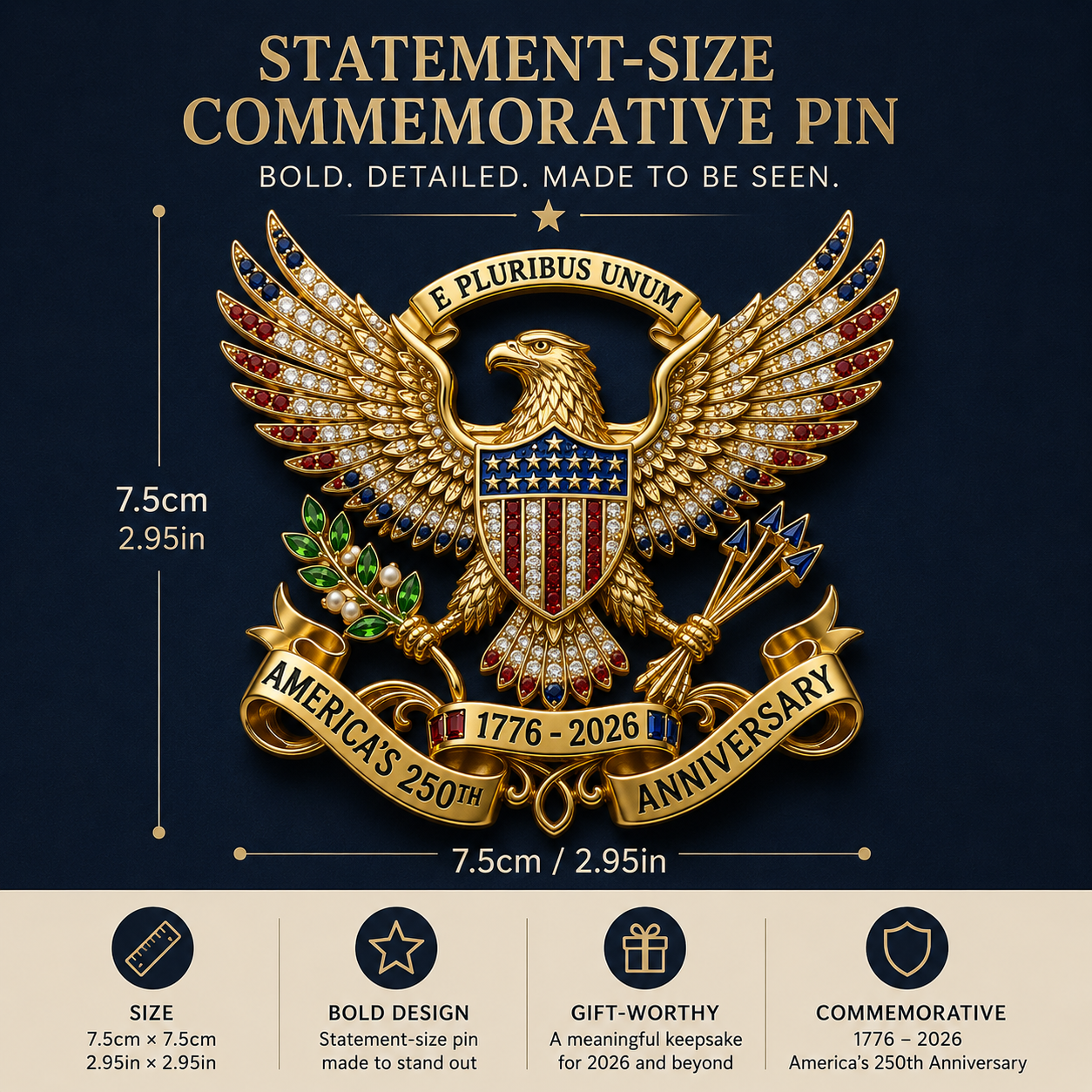 🇺🇸 A Once-in-a-Generation Keepsake for America’s 250th Anniversary
